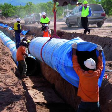 VIADUX Water Solutions Eyre Peninsula Pipeline Ductile Iron Pipe